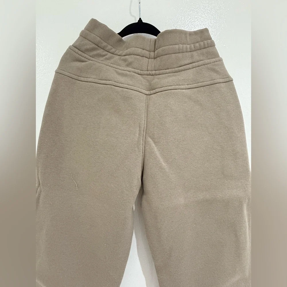 Xersion boys cuffed mid rise regular fit fleece joggers in roasted mushroom xxs
